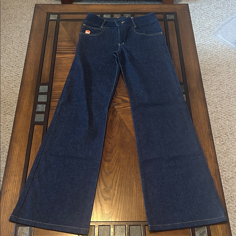 Classic Navy Flare Women's Jeans